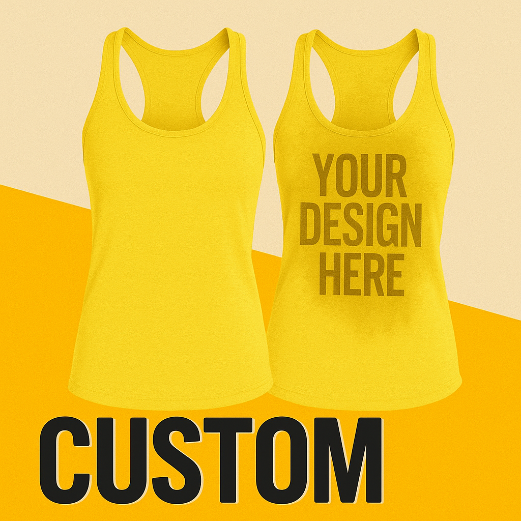 (Custom) Ladies Sweat Activated Tank tops