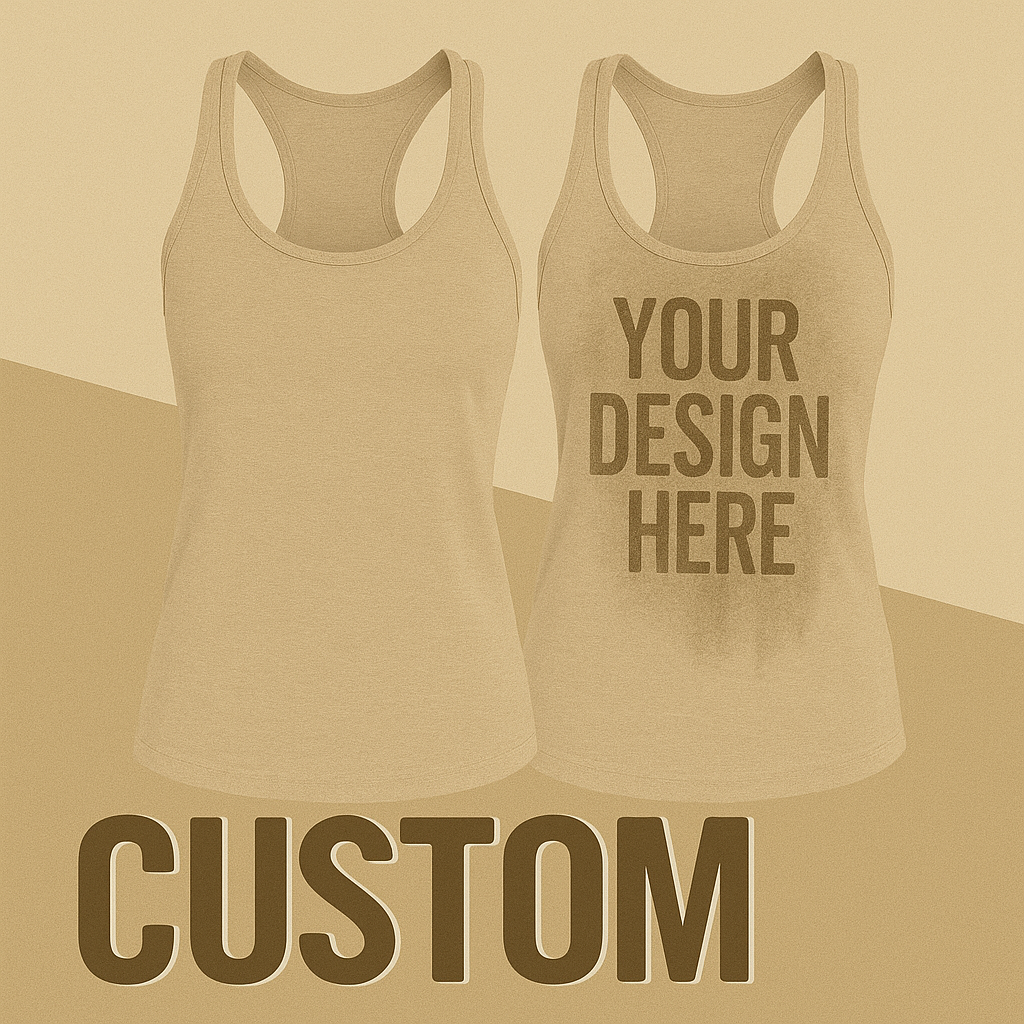 (Custom) Ladies Sweat Activated Tank tops