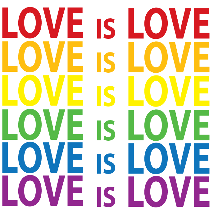 LOVE IS LOVE (GLITTER)