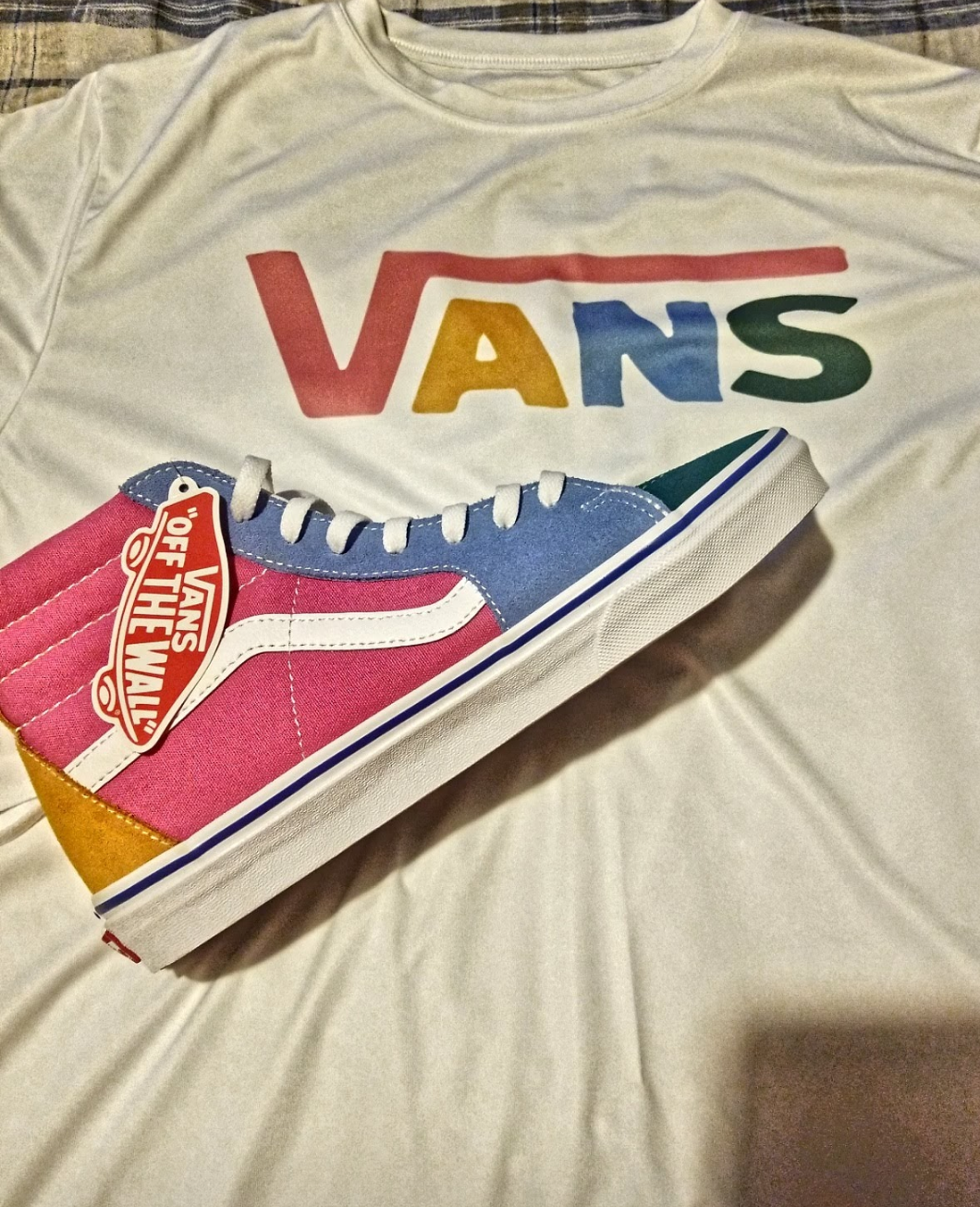 Color wave vans shirt