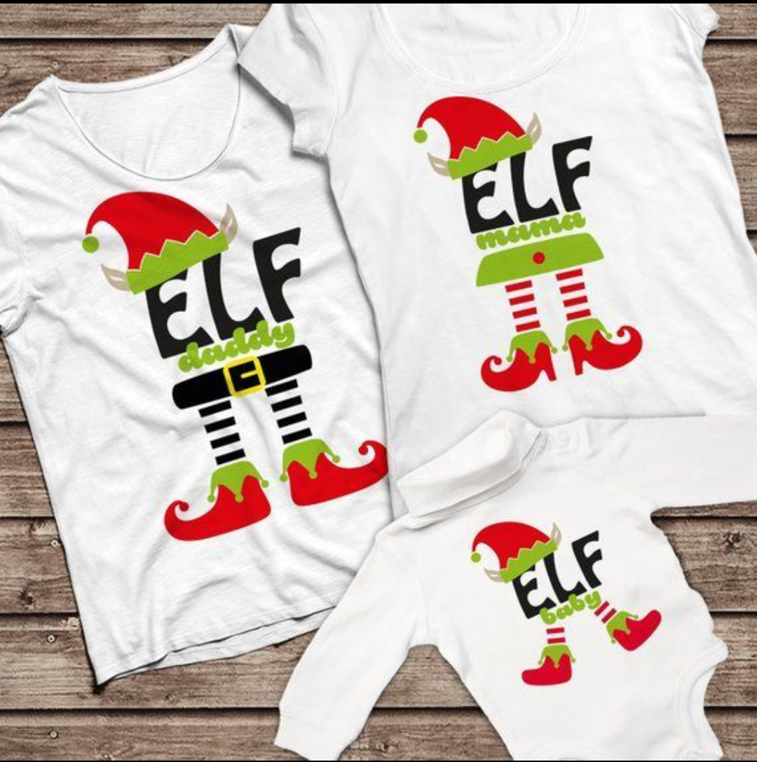 Elf shirts (family pack)