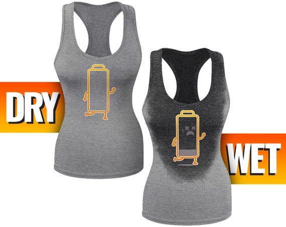 Gym charged tank tops