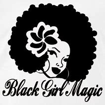 Black Girl Afro flower